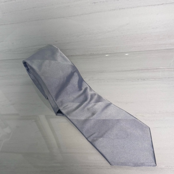Express Elegant Gray Men's Tie - Picture 1 of 2